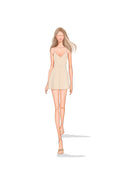beige|short