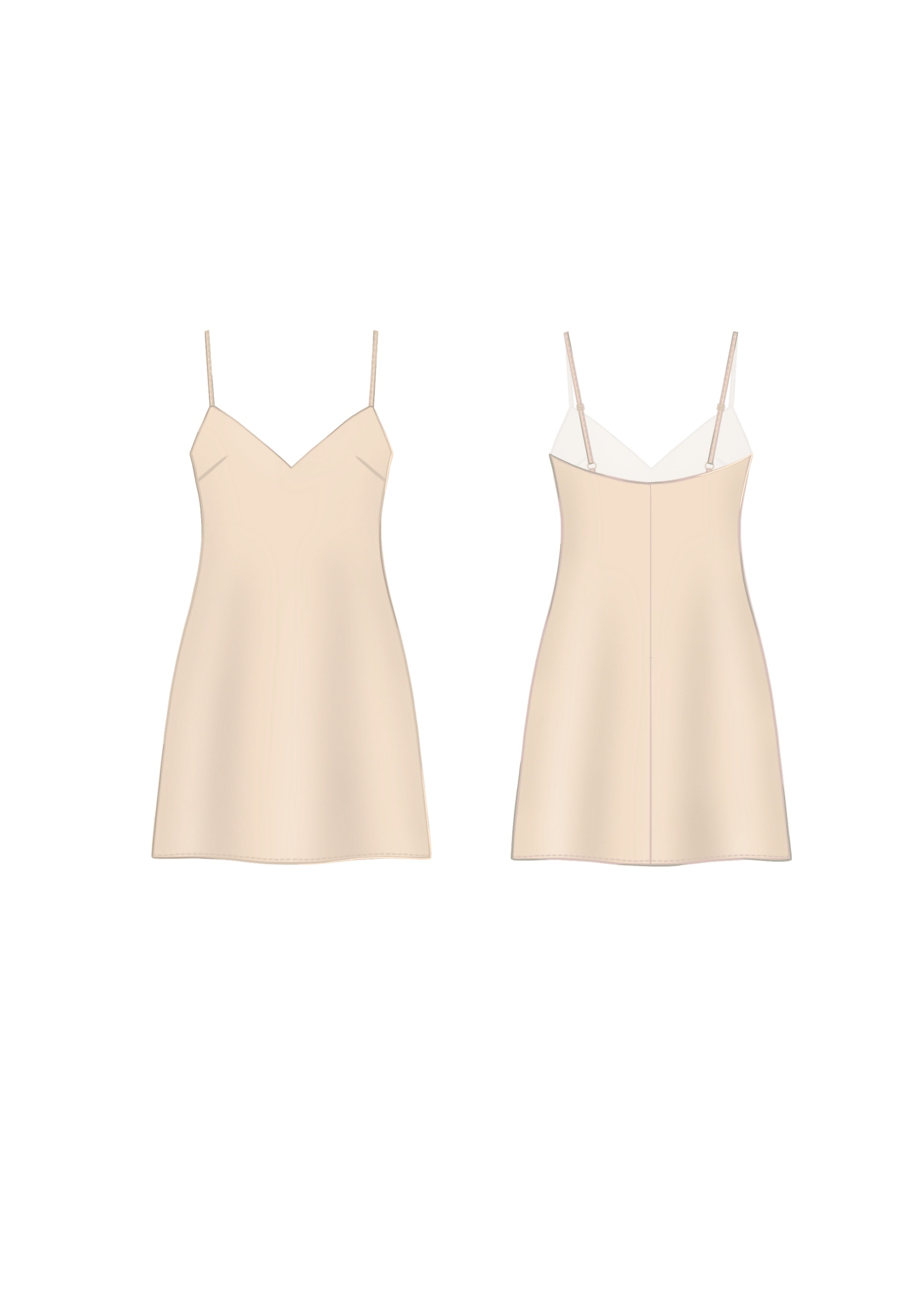 beige|short
