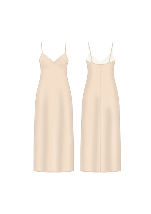 beige|long
